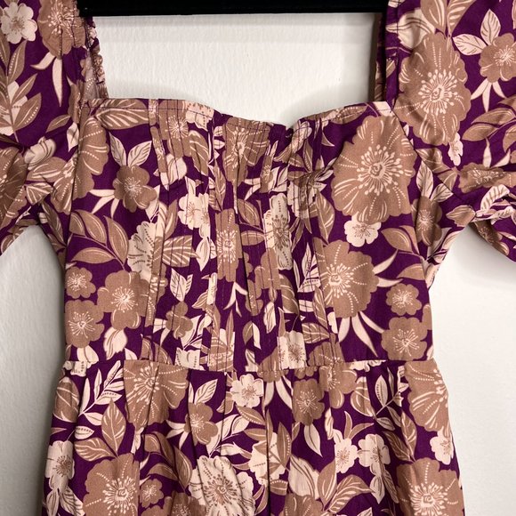 HP π NWT Favorite Daughter The Mirka Vintage Multi Floral Print Midi Dress - Picture 10 of 14